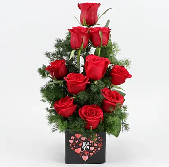 Red Roses In Love You Sticker