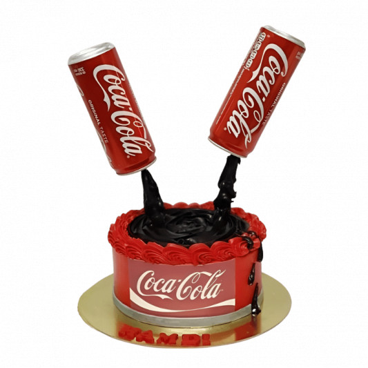 Anti Gravity Coca Cola Cake