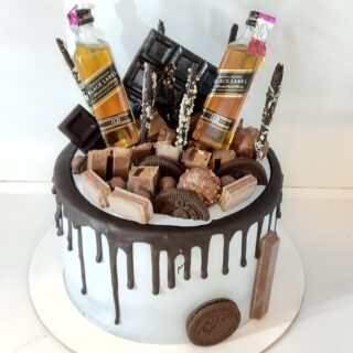 Black Label Bottle Cake
