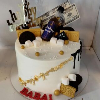 Imperial Blue Bottle Cake