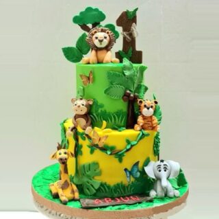 Jungle Theme Cake