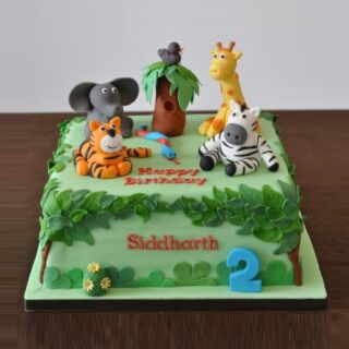 Jungle Theme Cake