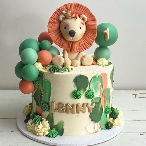 Safari Theme Cake