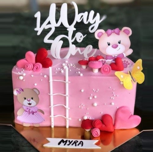 Half Birthday Cake